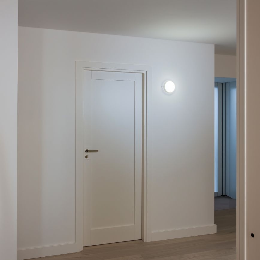 Brilagi - LED Indudtriālais griestu gaismeklis SIMA LED/12W/230V IP65 balts