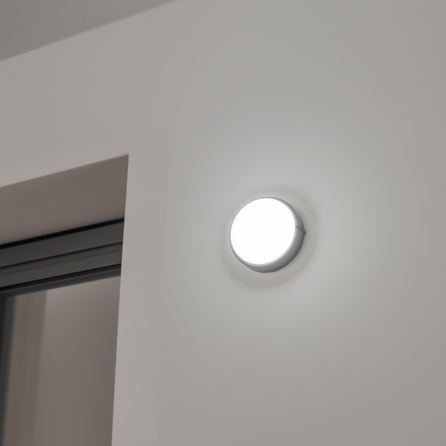 Brilagi - LED Indudtriālais griestu gaismeklis SIMA LED/12W/230V IP65 melns