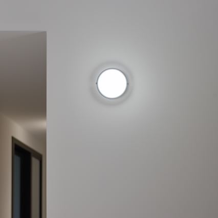 Brilagi - LED Indudtriālais griestu gaismeklis SIMA LED/12W/230V IP65 melns