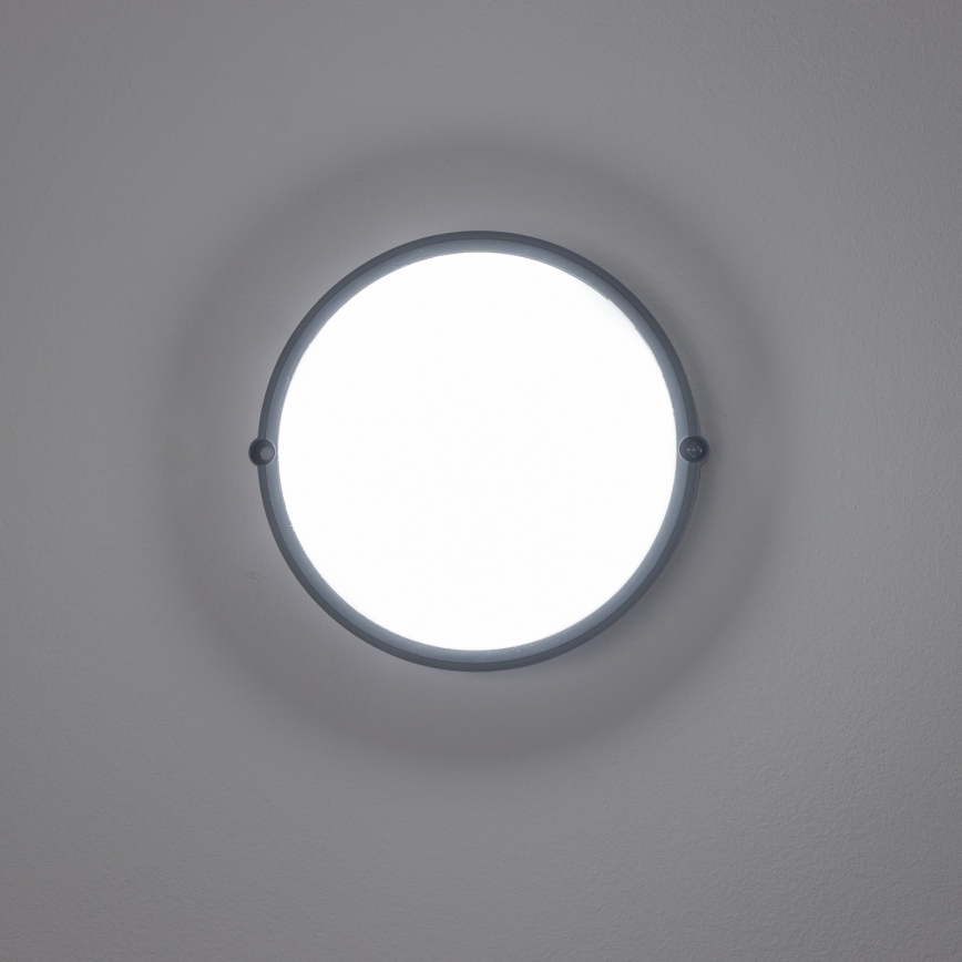 Brilagi - LED Indudtriālais griestu gaismeklis SIMA LED/12W/230V IP65 melns