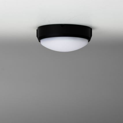 Brilagi - LED Indudtriālais griestu gaismeklis SIMA LED/12W/230V IP65 melns