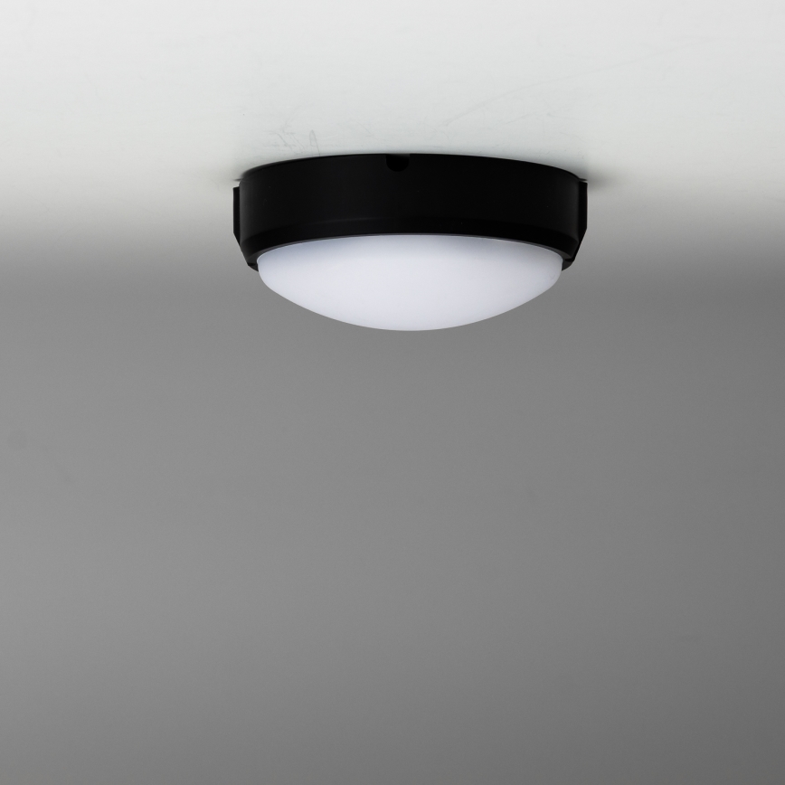 Brilagi - LED Indudtriālais griestu gaismeklis SIMA LED/12W/230V IP65 melns