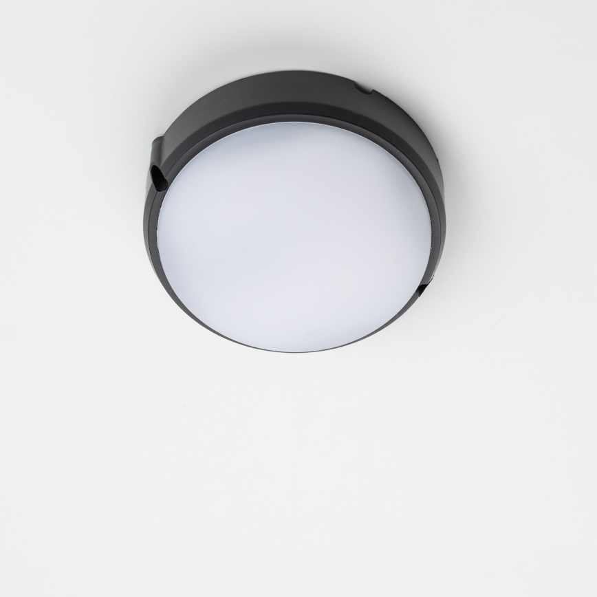 Brilagi - LED Indudtriālais griestu gaismeklis SIMA LED/12W/230V IP65 melns