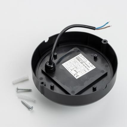 Brilagi - LED Indudtriālais griestu gaismeklis SIMA LED/12W/230V IP65 melns