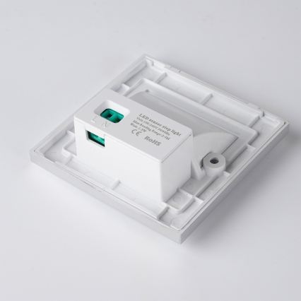 Brilagi - LED kāpņu gaismeklis ar sensoru STEP LIGHT LED/1,5W/230V IP44 sudraba