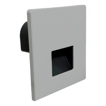 Brilagi - LED kāpņu gaismeklis JACK LED/3W/230V 3000/4000/6500K IP65 pelēks