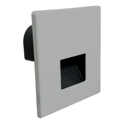 Brilagi - LED kāpņu gaismeklis JACK LED/3W/230V 3000/4000/6500K IP65 pelēks