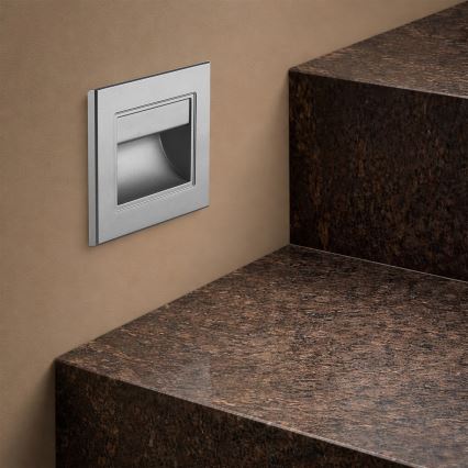 Brilagi - LED kāpņu gaismeklis STEP LIGHT LED/1,5W/230V IP44 antracīts