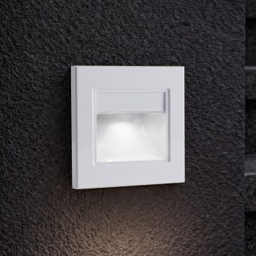 Brilagi - LED kāpņu gaismeklis STEP LIGHT LED/1,5W/230V IP44 balts