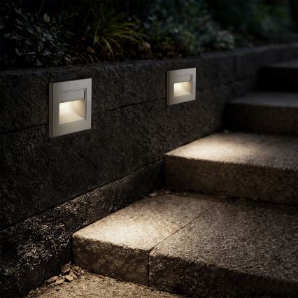 Brilagi - LED kāpņu gaismeklis STEP LIGHT LED/1,5W/230V IP44 balts