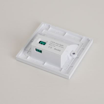 Brilagi - LED kāpņu gaismeklis STEP LIGHT LED/1,5W/230V IP44 balts