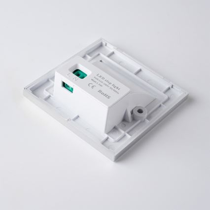 Brilagi - LED kāpņu gaismeklis STEP LIGHT LED/1,5W/230V IP44 sudraba