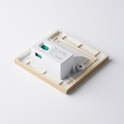 Brilagi - LED kāpņu gaismeklis STEP LIGHT LED/1,5W/230V IP44 zelta krāsā