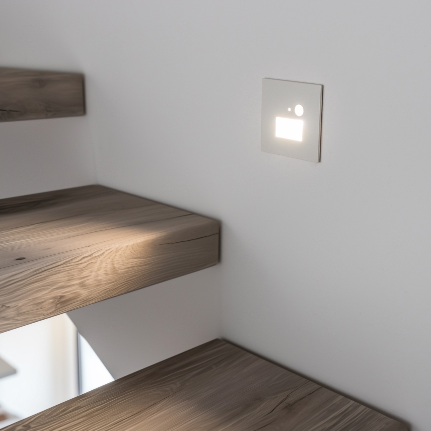 Brilagi - LED Kāpņu telpas lampa ar kustību sensoru JACK LED/1,5W/230V 3000K/4000K/6500K balta