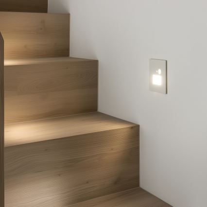 Brilagi - LED Kāpņu telpas lampa ar kustību sensoru JACK LED/1,5W/230V 3000K/4000K/6500K balta