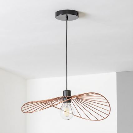 Brilagi - LED karājamais gaismeklis ar vadu CERIA WIRE 1xE27/40W/230V 40x56 cm bronza