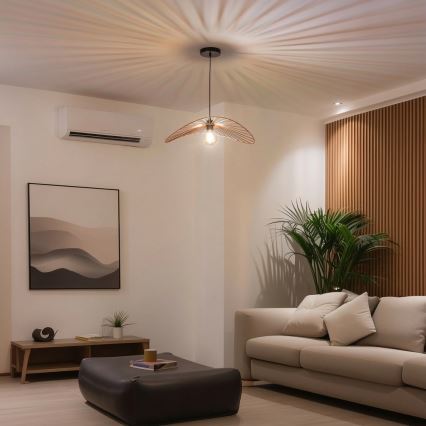 Brilagi - LED karājamais gaismeklis ar vadu CERIA WIRE 1xE27/40W/230V 40x56 cm bronza