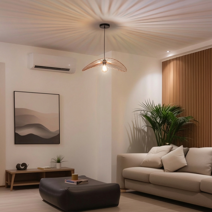 Brilagi - LED karājamais gaismeklis ar vadu CERIA WIRE 1xE27/40W/230V 40x56 cm bronza