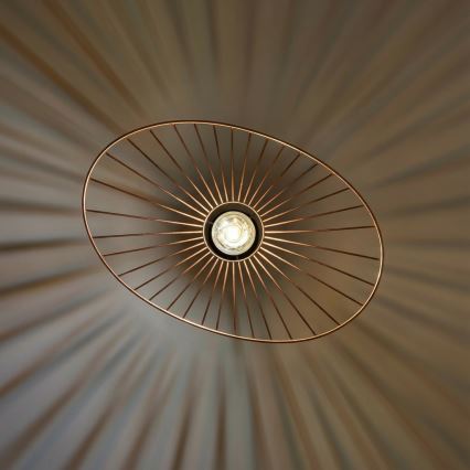 Brilagi - LED karājamais gaismeklis ar vadu CERIA WIRE 1xE27/40W/230V 40x56 cm bronza