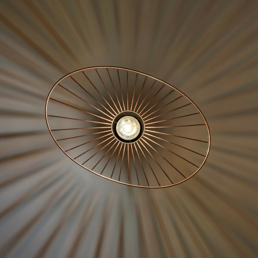 Brilagi - LED karājamais gaismeklis ar vadu CERIA WIRE 1xE27/40W/230V 40x56 cm bronza