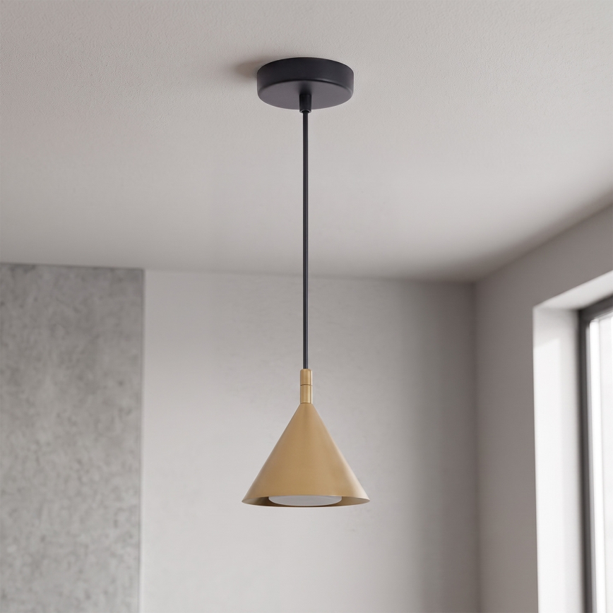 BRILAGI - LED Karājoša lampa uz troses CONE SINGLE 1xGX53/15W/230V zelta