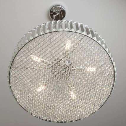 Brilagi - LED kristāla gaismeklis uz troses GLAMOUR 5xG9/42W/230V