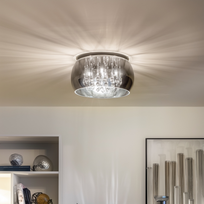 Brilagi - LED Kristāla griestu lampa JEWEL 5xG9/42W/230V