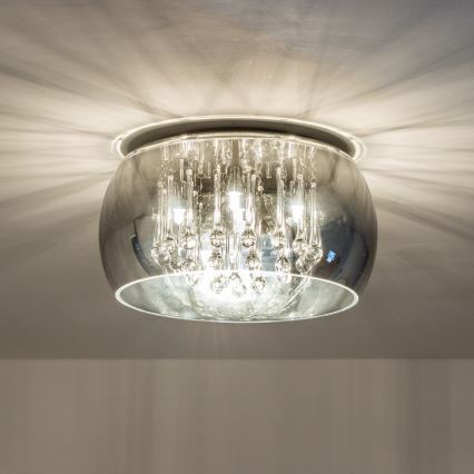Brilagi - LED kristāla griestu lampa JEWEL 5xG9/42W/230V Ø 40 cm