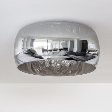 Brilagi - LED Kristāla griestu lampa JEWEL 6xG9/42W/230V
