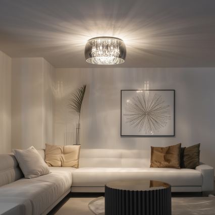 Brilagi - LED Kristāla griestu lampa JEWEL 6xG9/42W/230V