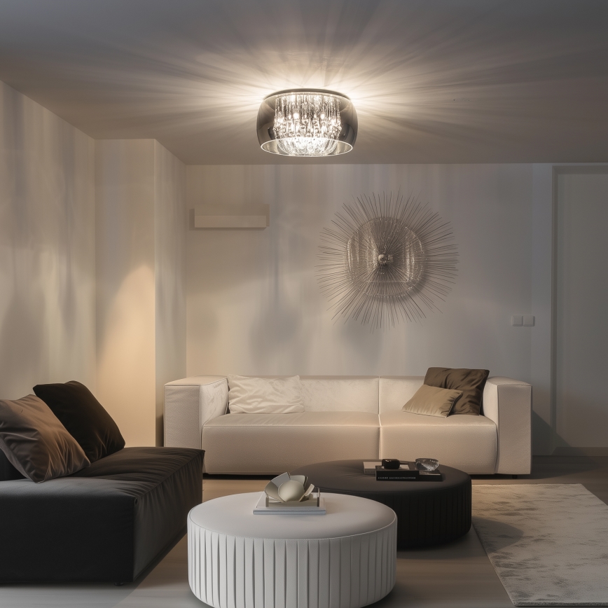 Brilagi - LED Kristāla griestu lampa JEWEL 6xG9/42W/230V