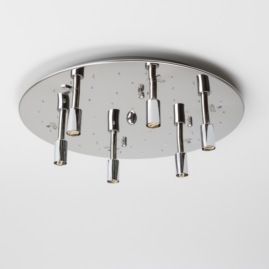 Brilagi - LED Kristāla griestu lampa JEWEL 6xG9/42W/230V