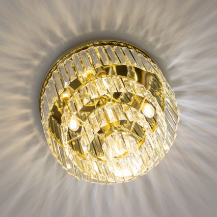 Brilagi - LED Kristāla griestu lampa MOZART 5xE14/40W/230V zelta