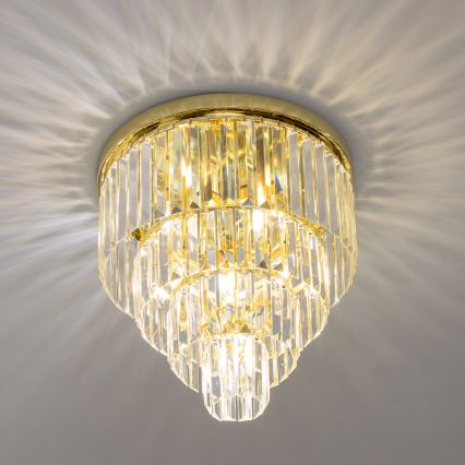 Brilagi - LED Kristāla griestu lampa MOZART 5xE14/40W/230V zelta