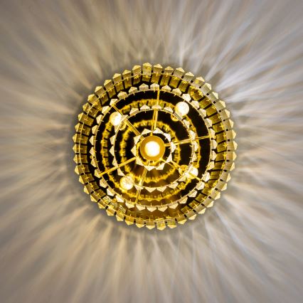 Brilagi - LED Kristāla griestu lampa MOZART 5xE14/40W/230V zelta