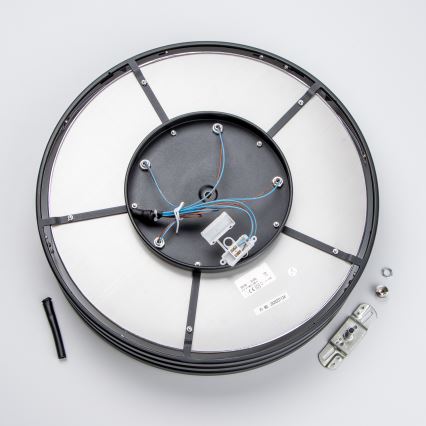 Brilagi - LED Kristāla griestu lampa VELURE 5xE14/40W/230V melna