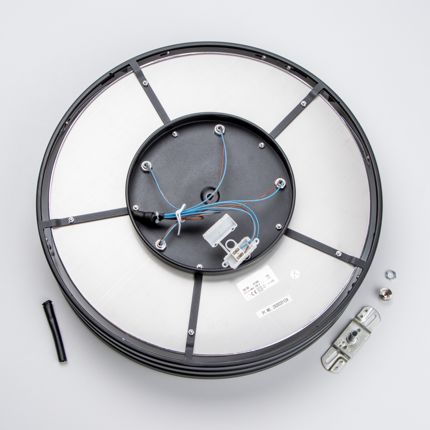 Brilagi - LED Kristāla griestu lampa VELURE 5xE14/40W/230V melna