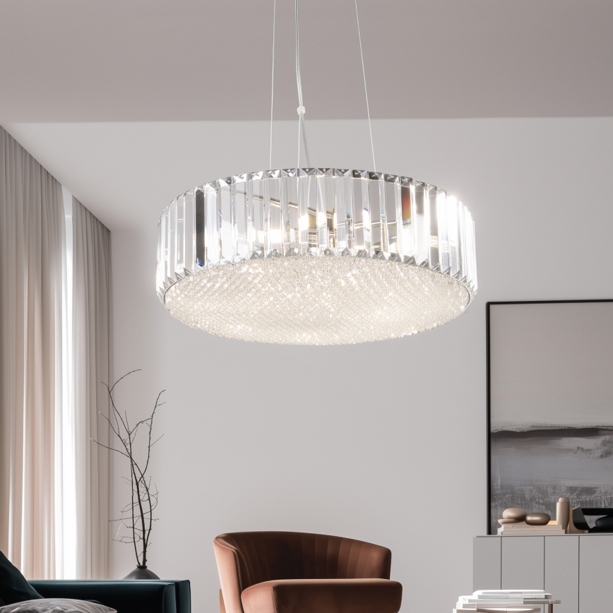 Brilagi - LED Kristāla lustra ar auklu GLAMOUR 5xG9/42W/230V