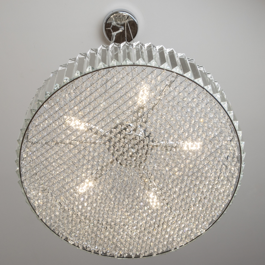 Brilagi - LED Kristāla lustra ar auklu GLAMOUR 5xG9/42W/230V