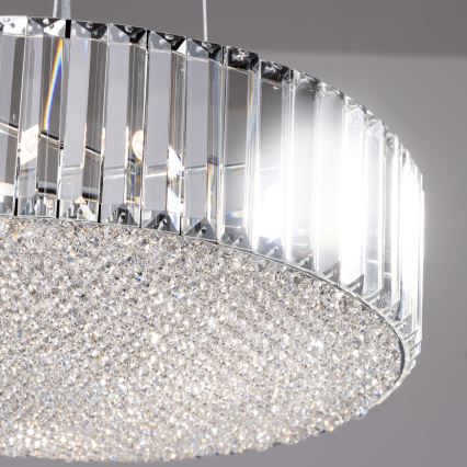 Brilagi - LED Kristāla lustra ar auklu GLAMOUR 5xG9/42W/230V