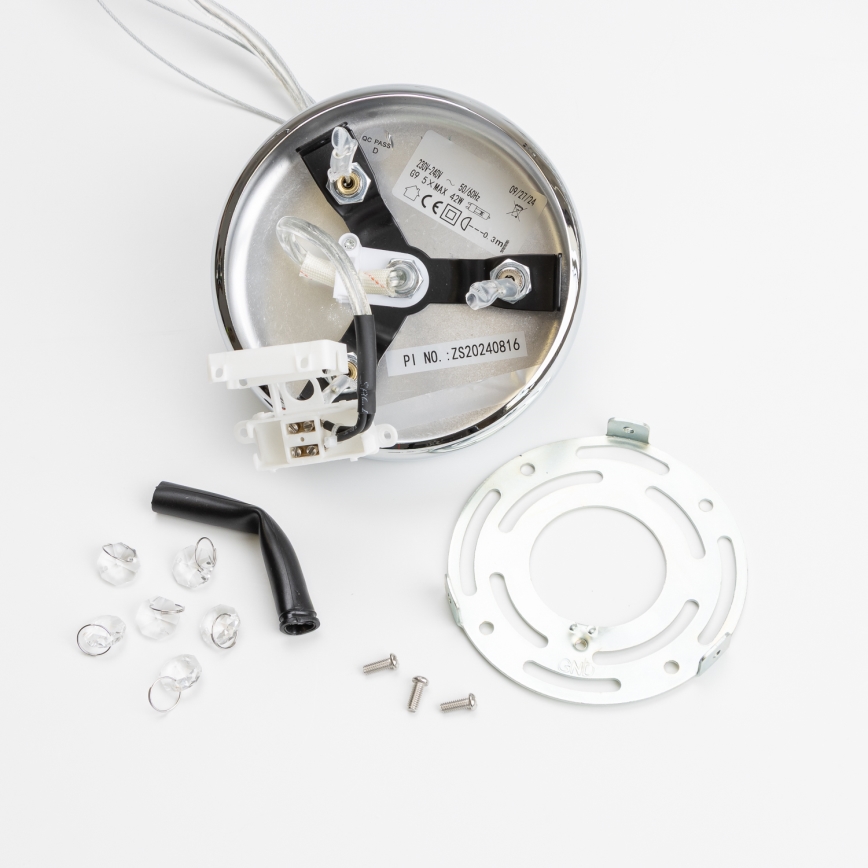 Brilagi - LED Kristāla lustra ar auklu GLAMOUR 5xG9/42W/230V