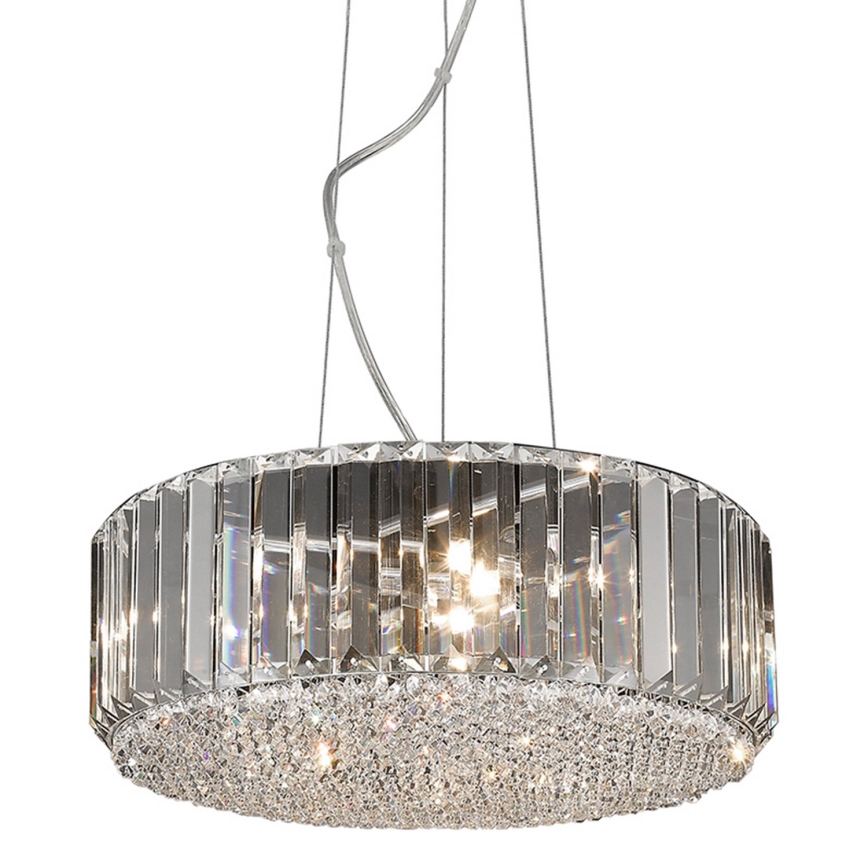 Brilagi - LED Kristāla lustra ar auklu GLAMOUR 5xG9/42W/230V