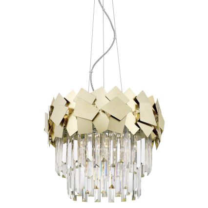 Brilagi - LED Kristāla lustra ar auklu MIRAGE 5xE14/40W/230V
