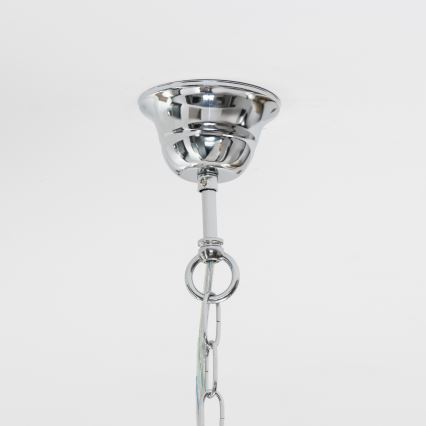 Brilagi - LED Kristāla lustra ar ķēdi MOZART 5xE14/40W/230V spīdīgi hromēts