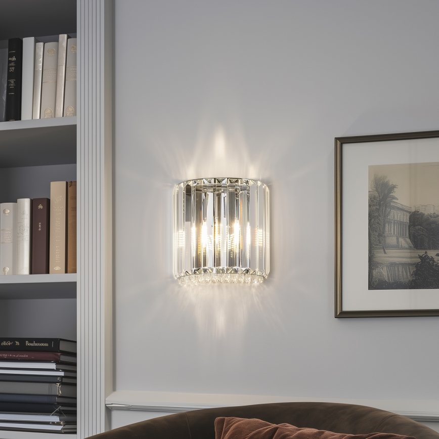 Brilagi - LED Kristāla sienas lampa GLAMOUR 1xG9/42W/230V