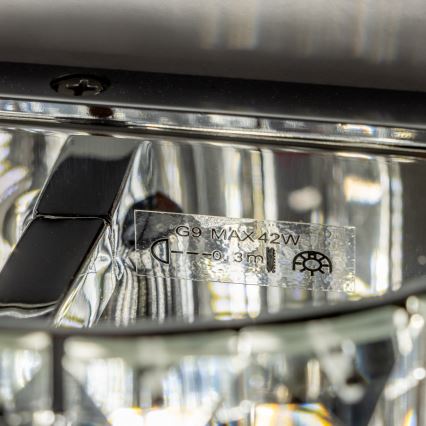 Brilagi - LED Kristāla sienas lampa GLAMOUR 1xG9/42W/230V