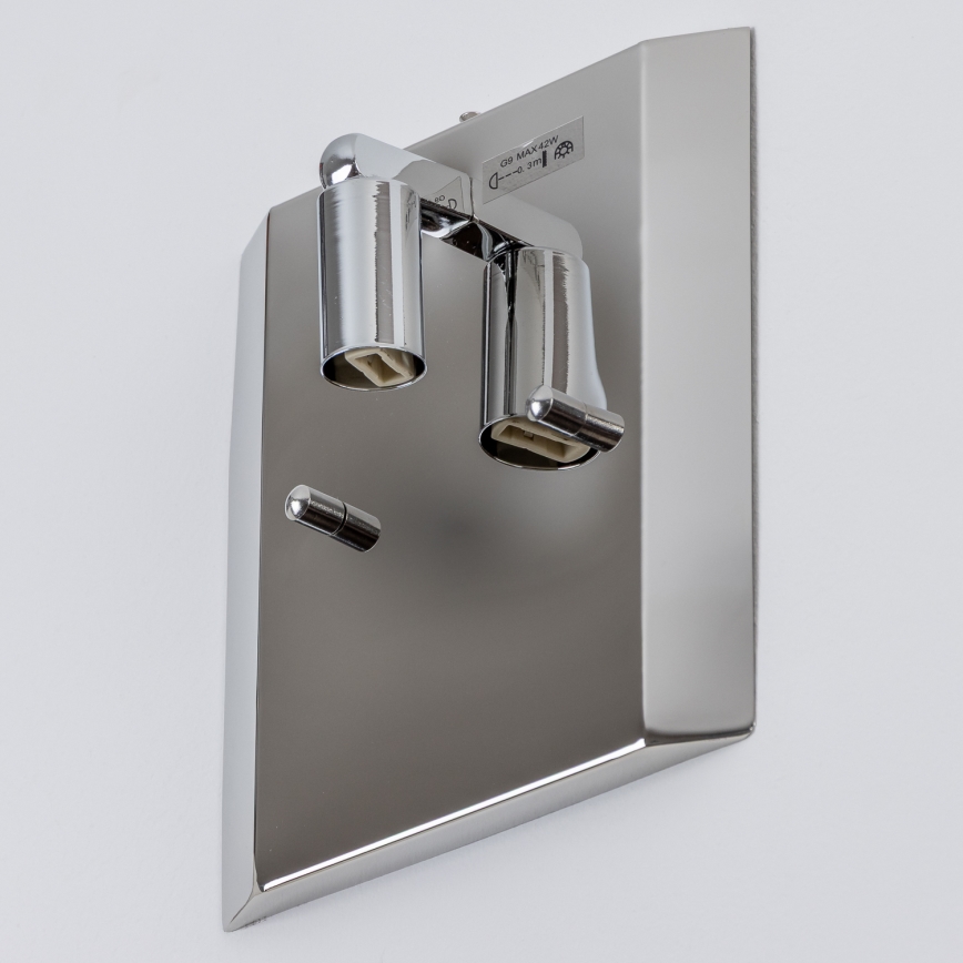 Brilagi - LED Kristāla sienas lampa GLAMOUR 1xG9/42W/230V