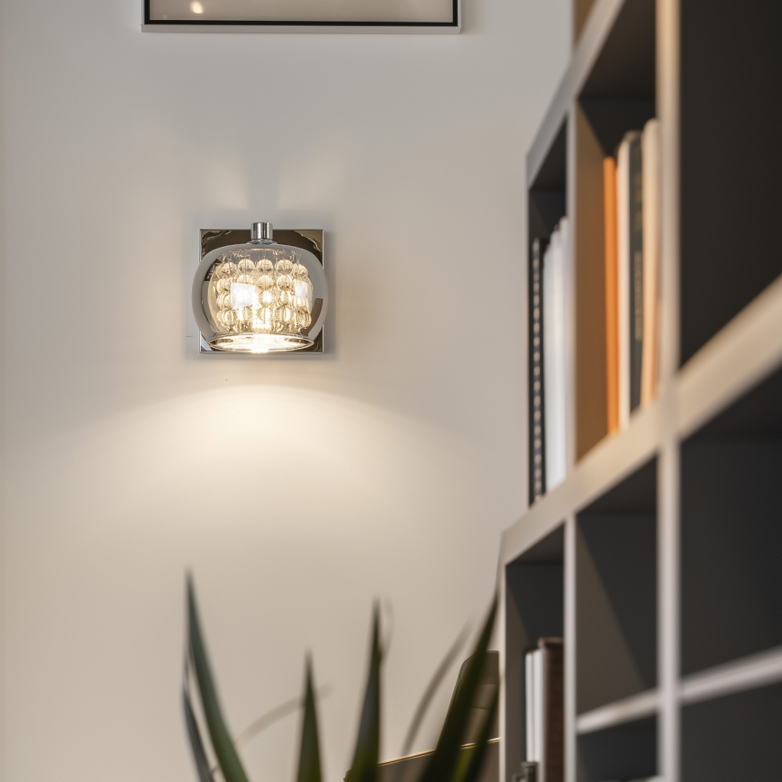 Brilagi - LED Kristāla sienas lampa JEWEL 1xG9/42W/230V