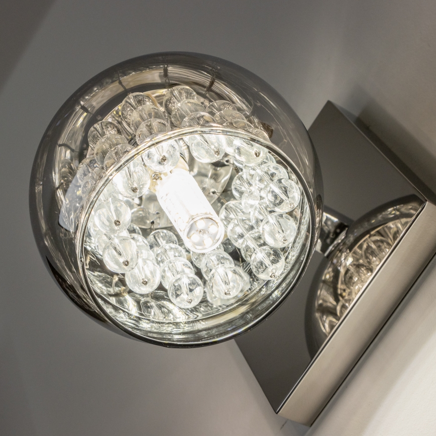 Brilagi - LED Kristāla sienas lampa JEWEL 1xG9/42W/230V