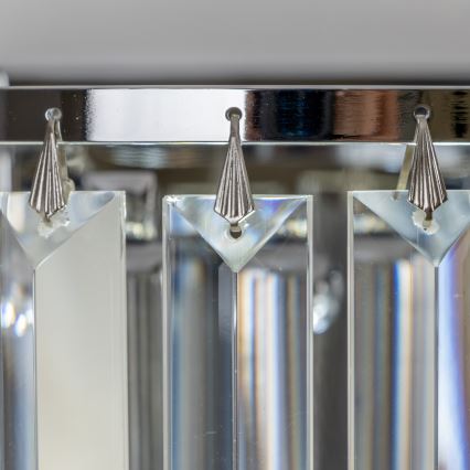 Brilagi - LED Kristāla sienas lampa MOZART 2xE14/40W/230V spīdīgi hromēts